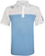 2-Tone Cool-Stretch Men's Golf Shirt | Blue/White