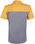 2-Tone Cool-Stretch Men's Golf Shirt | Grey/Gold