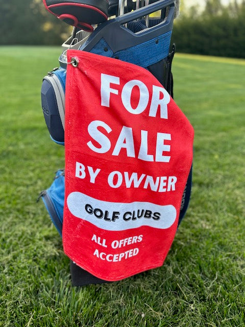 Golf Clubs For Sale Cotton Golf Towel | 15" x 24"