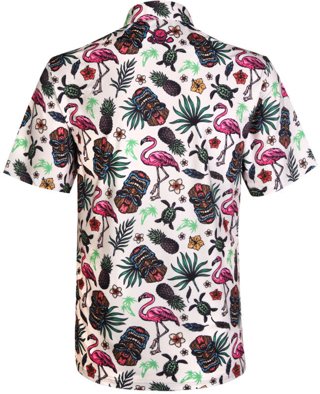 Aloha Cool-Stretch Hawaiian Golf Shirt | Tiki