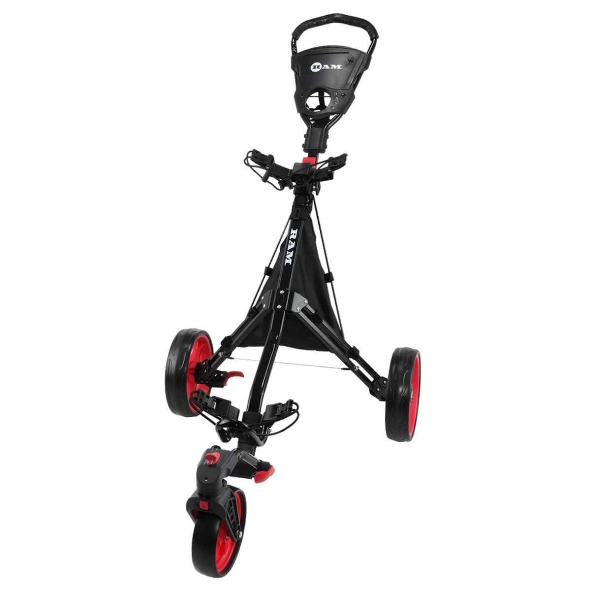 Ram Push / Pull 3-Wheel Golf Cart with 360 Rotating Front Wheel