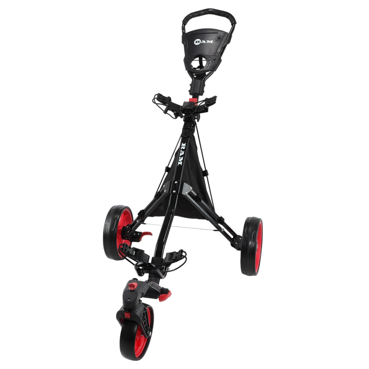 Ram Push / Pull 3-Wheel Golf Cart with 360 Rotating Front Wheel