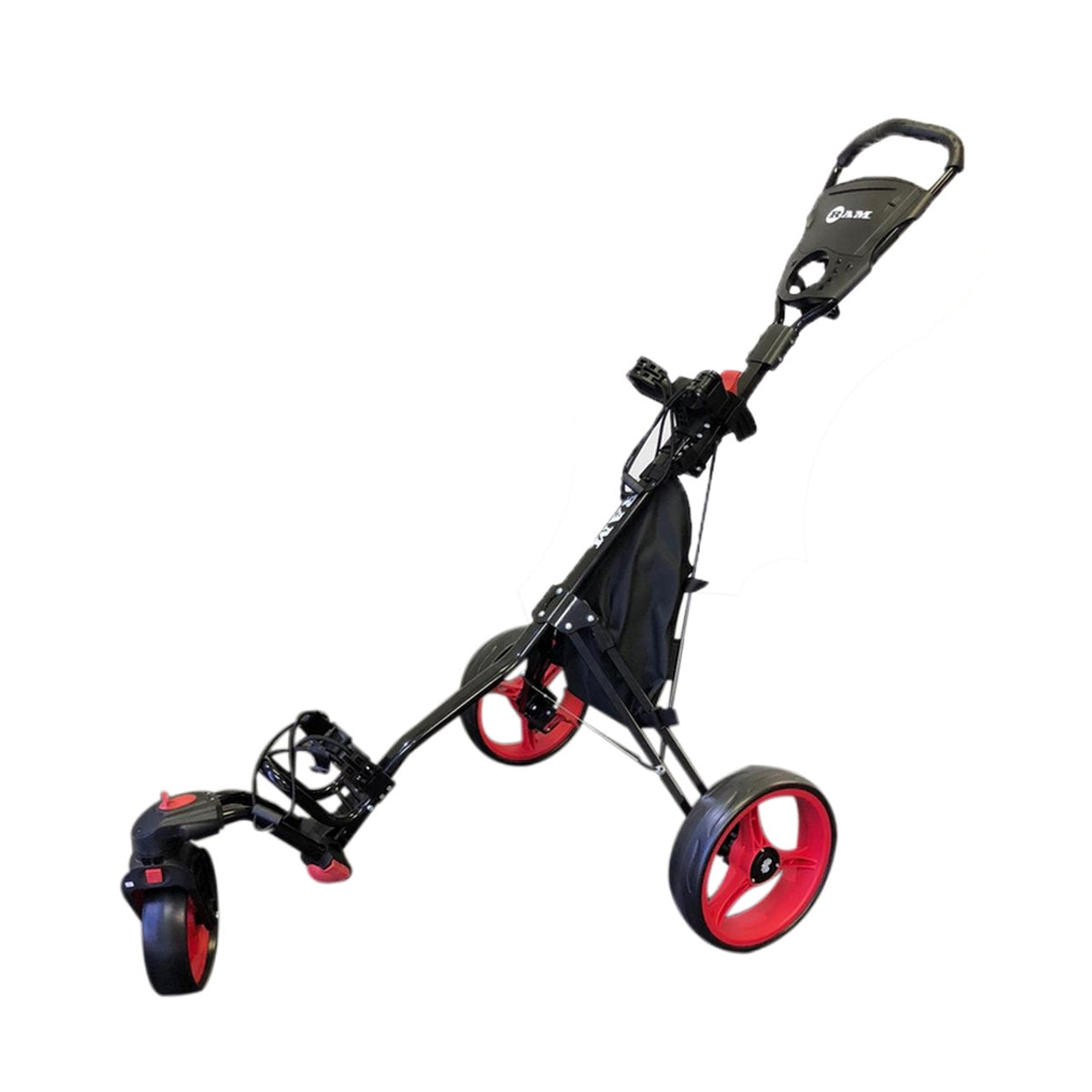 Ram Push / Pull 3-Wheel Golf Cart with 360 Rotating Front Wheel