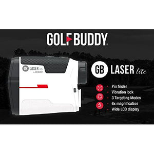Golf Buddy Laser Lite Rangefinder with Magnetic Case | 800 Yards