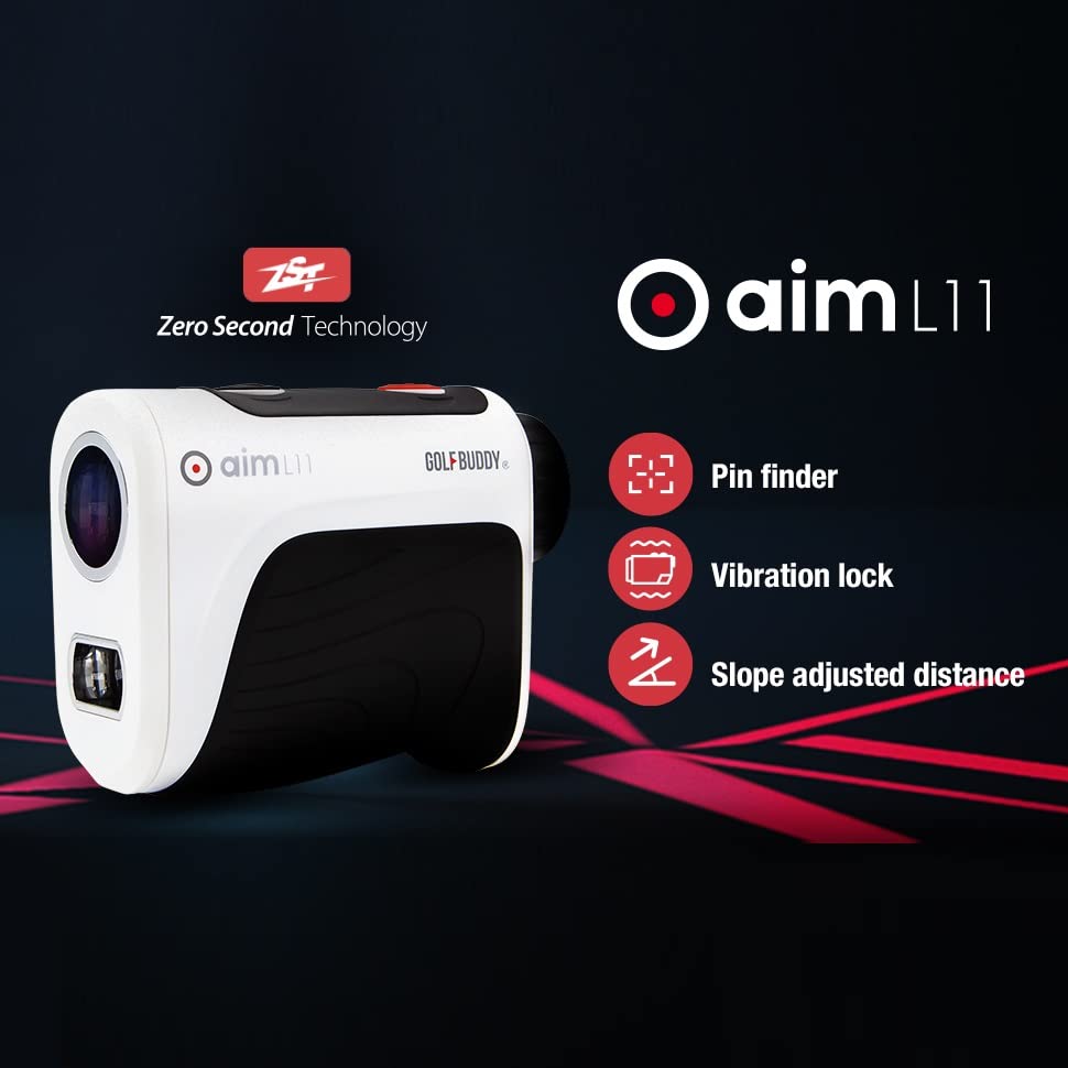 GOLF BUDDY Aim L11 Laser Rangefinder with Slope Compensation