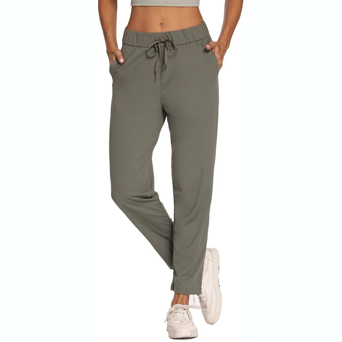 MYTREKALLY Women's Golf Pants Workout Gym Pants Joggers Athletic