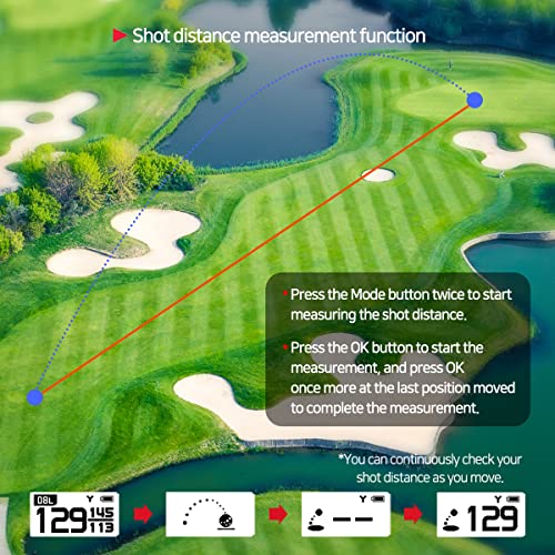 Golf Buddy Voice 2S+ Wearable Talking GPS Rangefinder