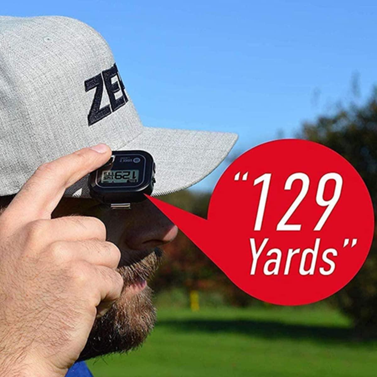 Talking golf online rangefinder