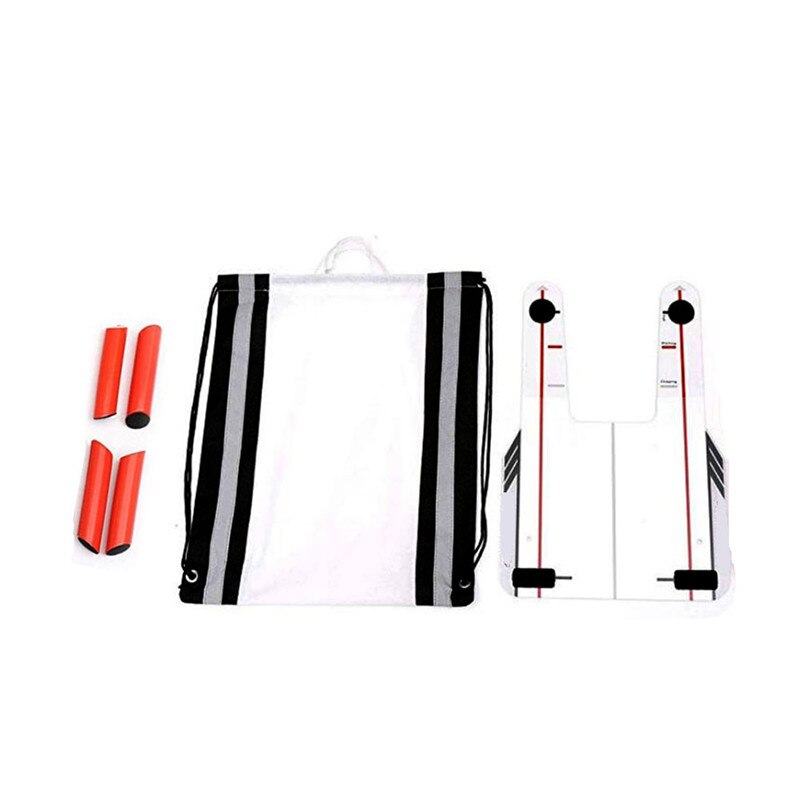 Golf Slice and Hook Corrector with 4 Angled Rods | Swing Trainer