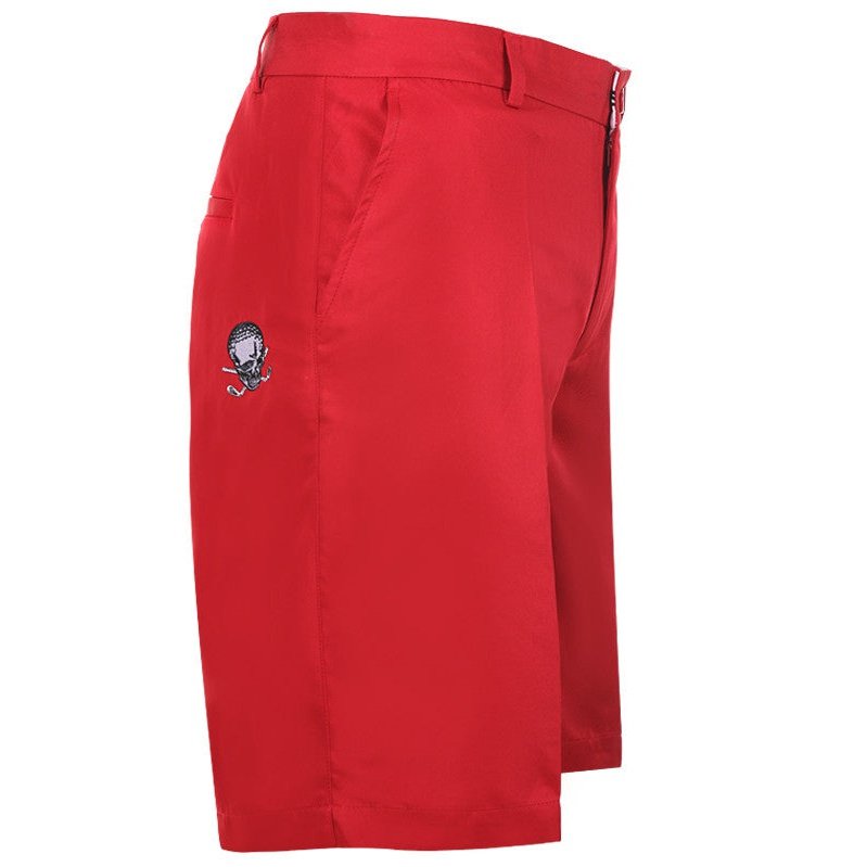 ProCool OB Men&#39;s Shorts Tattoo Golf with Skull | Red