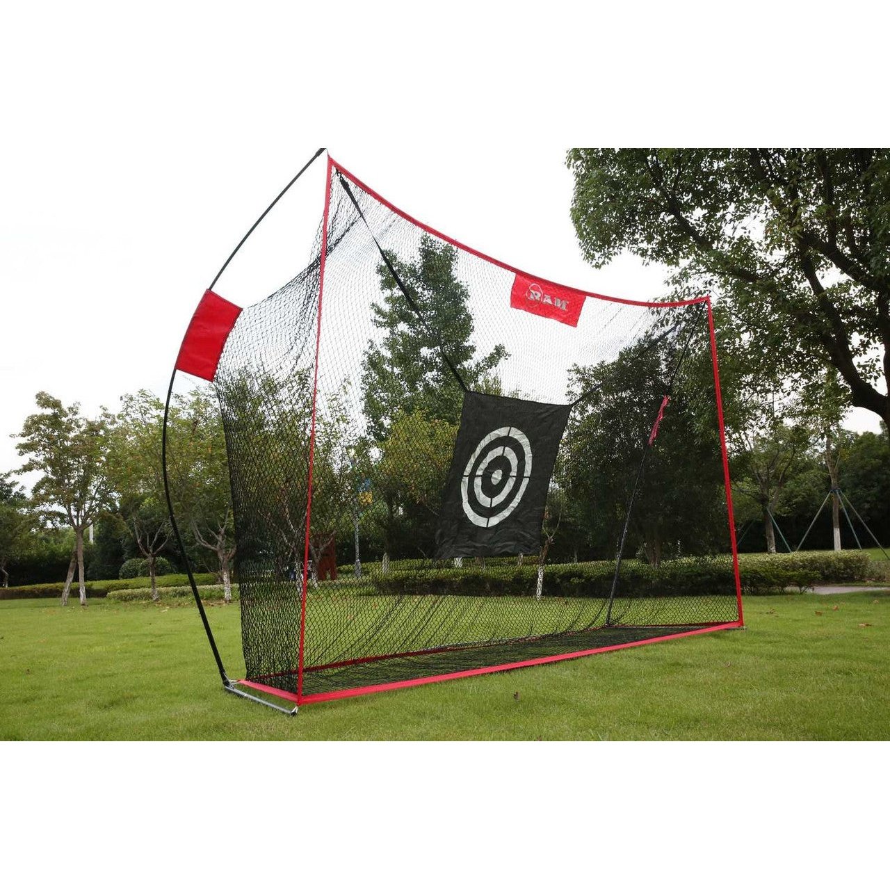 Ram 10' Deluxe Extra Large Portable Golf Hitting Practice Net With Target