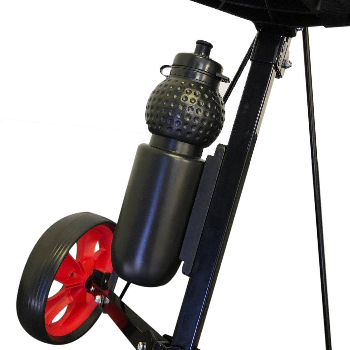 Ram Golf 2 Wheel Folding Steel Pull Cart w/ Water Bottle, Scorecard Holder