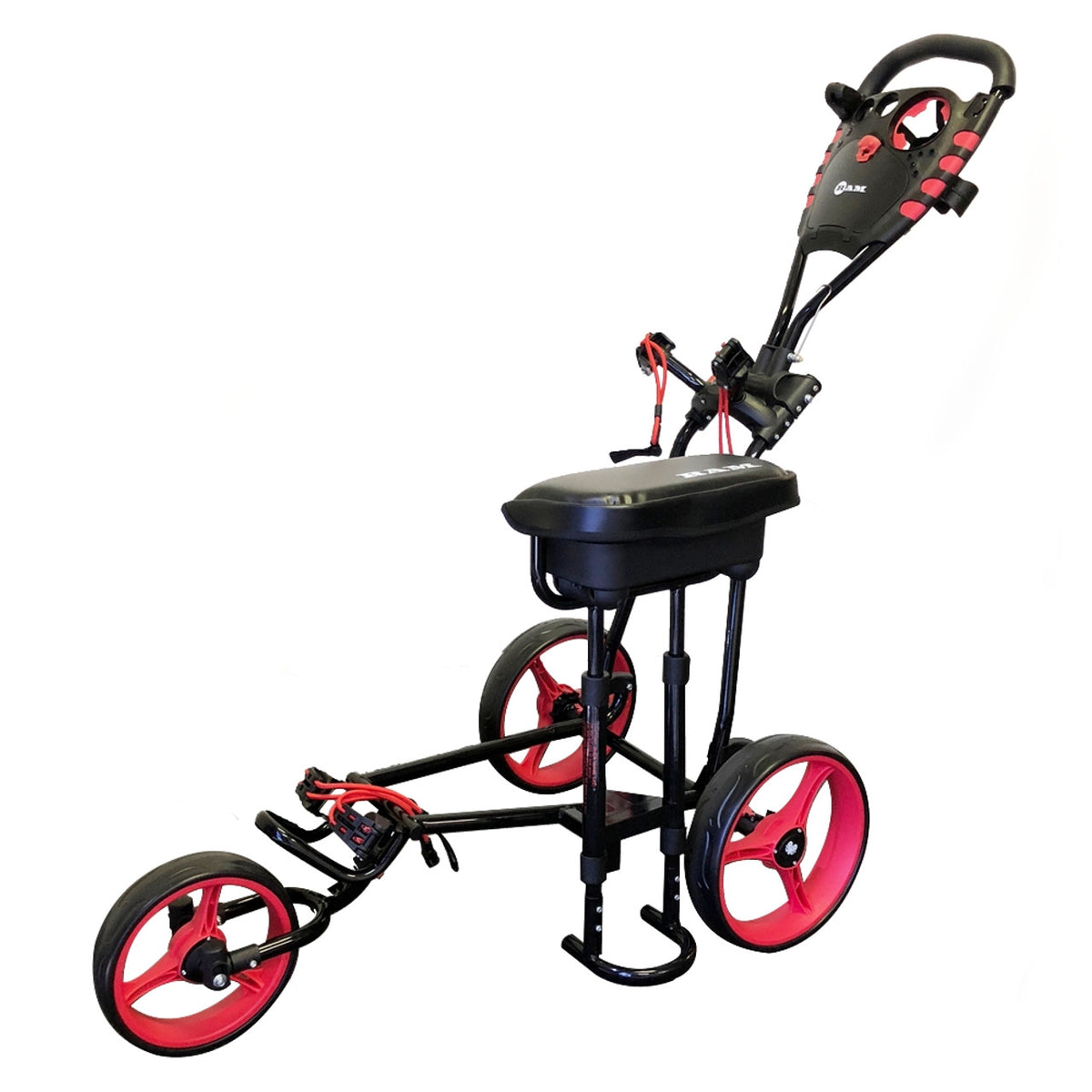 Ram X-Pro Laser 3 Wheel Golf Pull Cart with Seat