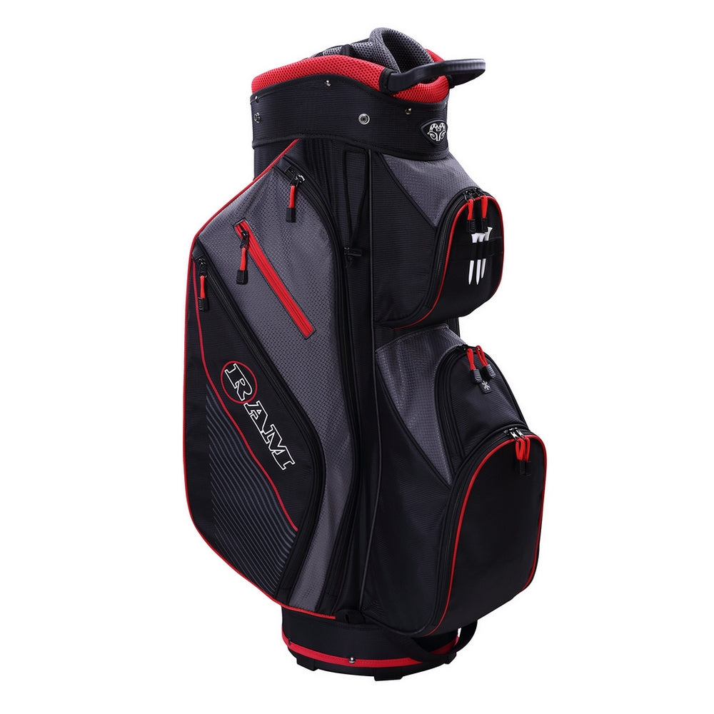 Ram Golf Lightweight Cart Bag with 14 Way, Full-Length Dividers | 4 Colors