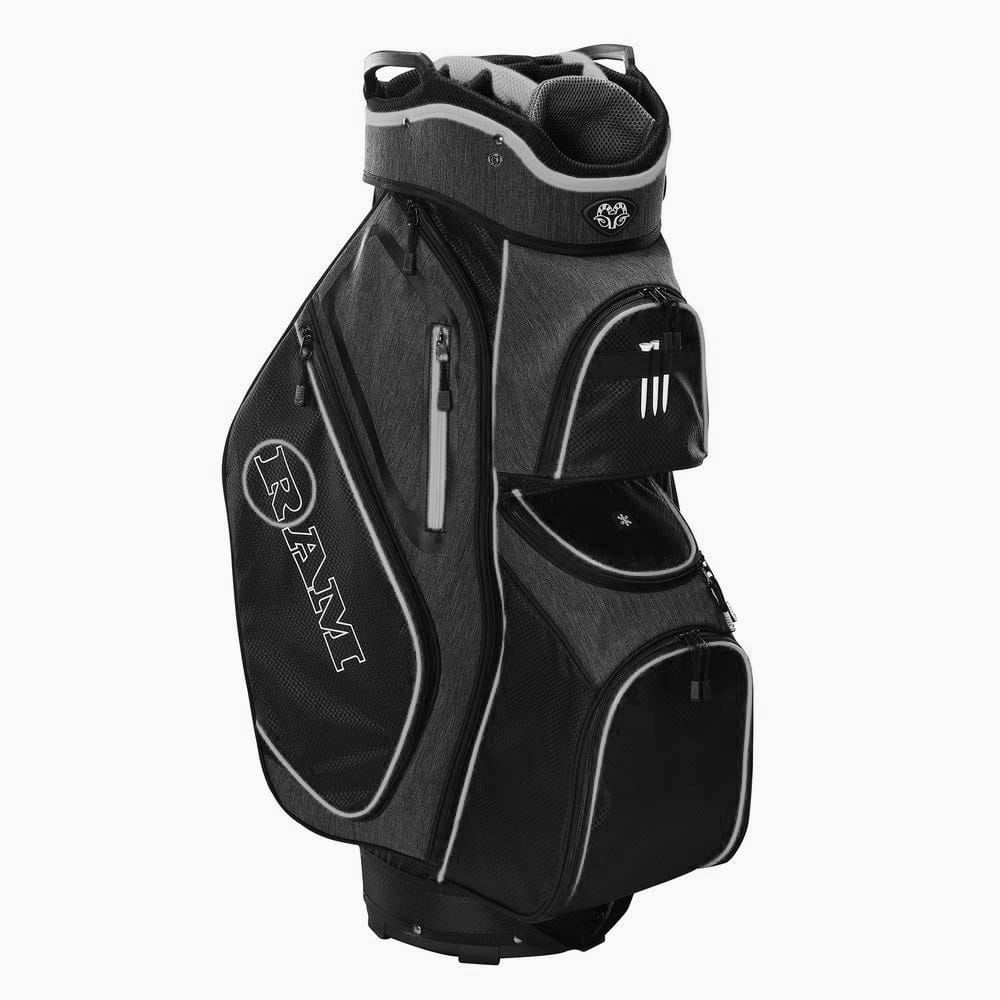 Ram Golf Tour Cart Bag with 14 Way Dividers Top | 4 Colors