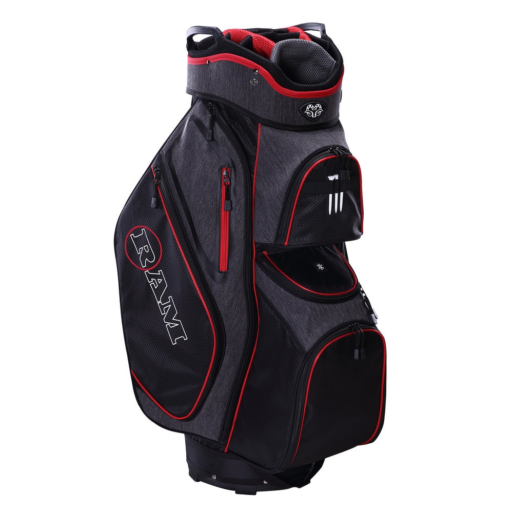 Ram Golf Tour Cart Bag with 14 Way Dividers Top | 4 Colors