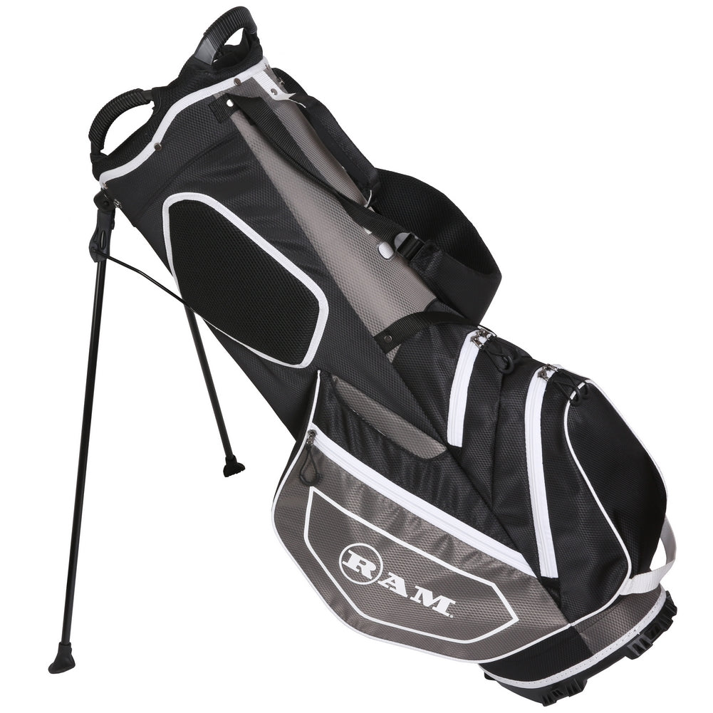 Ram FX Lightweight Golf Stand Carry Bag | Full Length Dividers