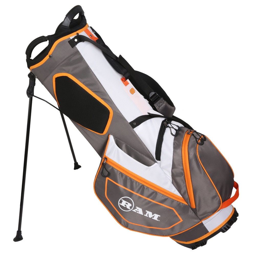 Ram FX Lightweight Golf Stand Carry Bag | Full Length Dividers