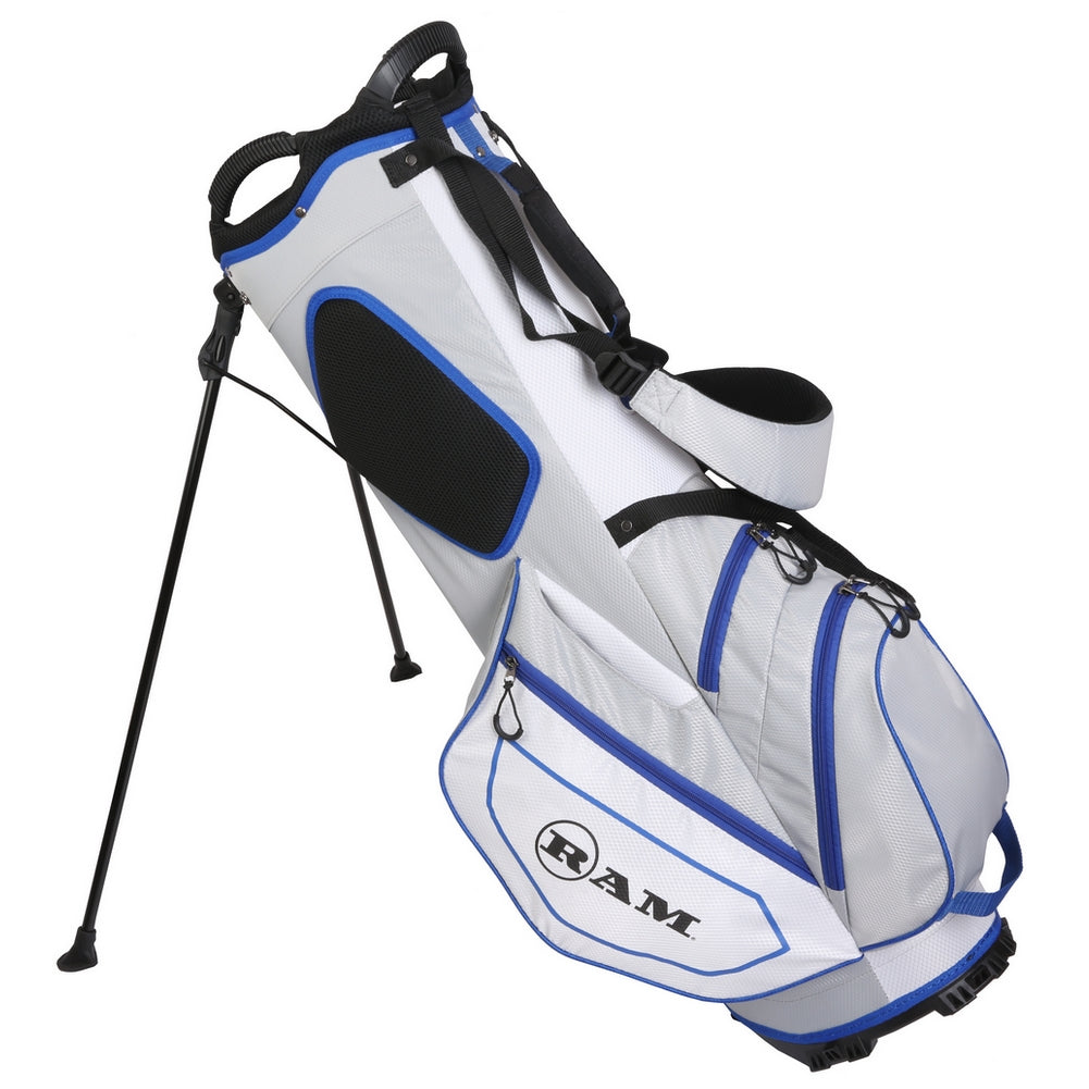 Ram FX Lightweight Golf Stand Carry Bag | Full Length Dividers