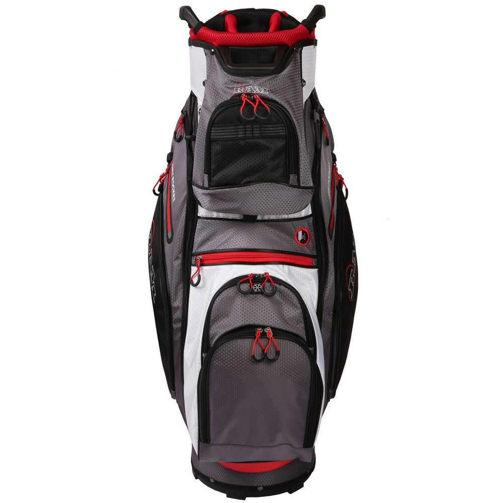 Ram FX Deluxe Golf Cart Bag 14 Way Full Length Dividers | 8 Colors