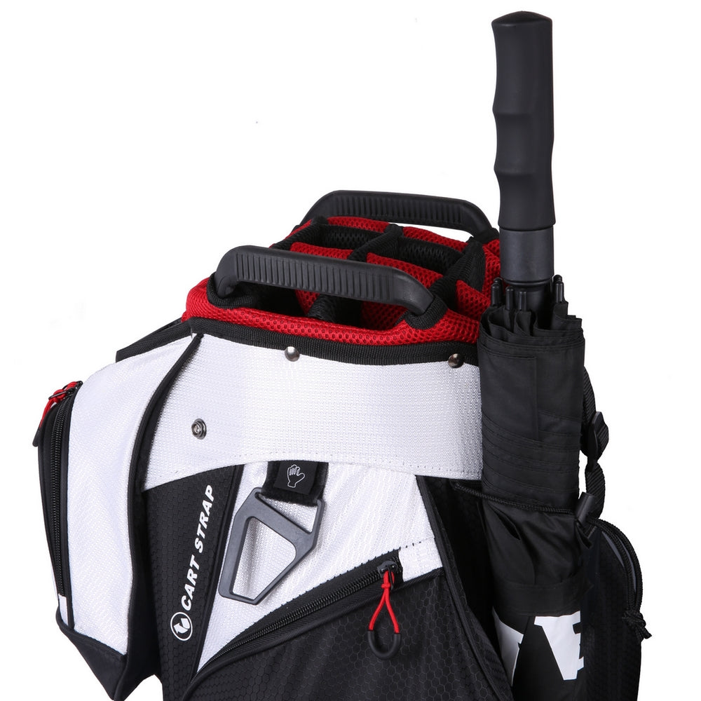 Ram FX Deluxe Golf Cart Bag 14 Way Full Length Dividers | 8 Colors