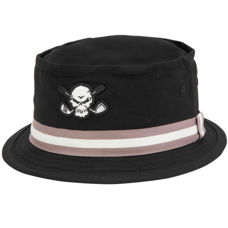 Tattoo Golf Essential Premium Skull Bucket Hat | Black