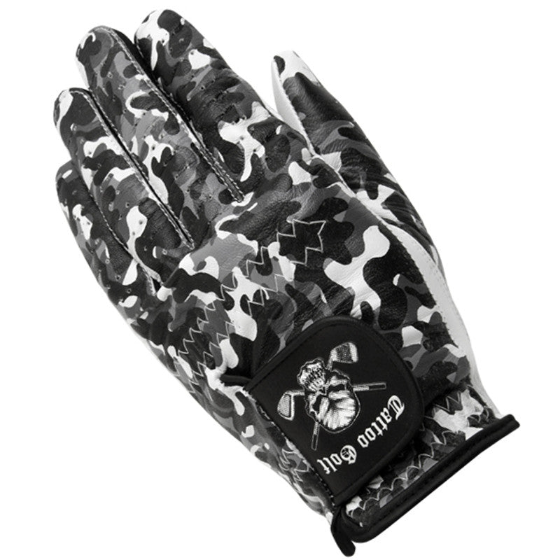 Camo Cabretta Leather Men&#39;s Glove | Tattoo Golf