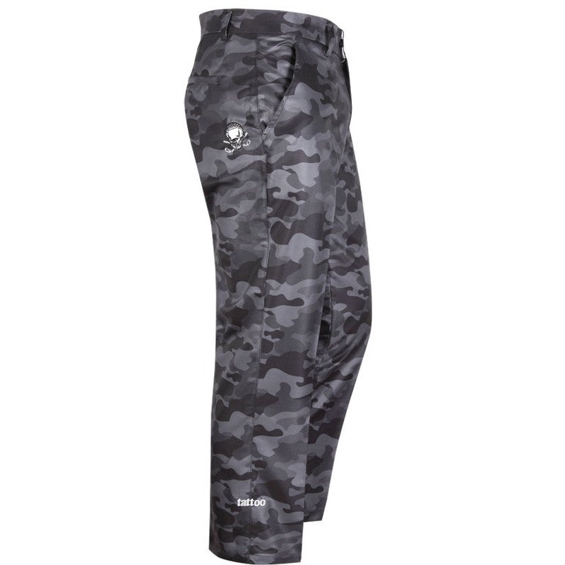 ProCool Skull Performance Golf Pants Camo Black