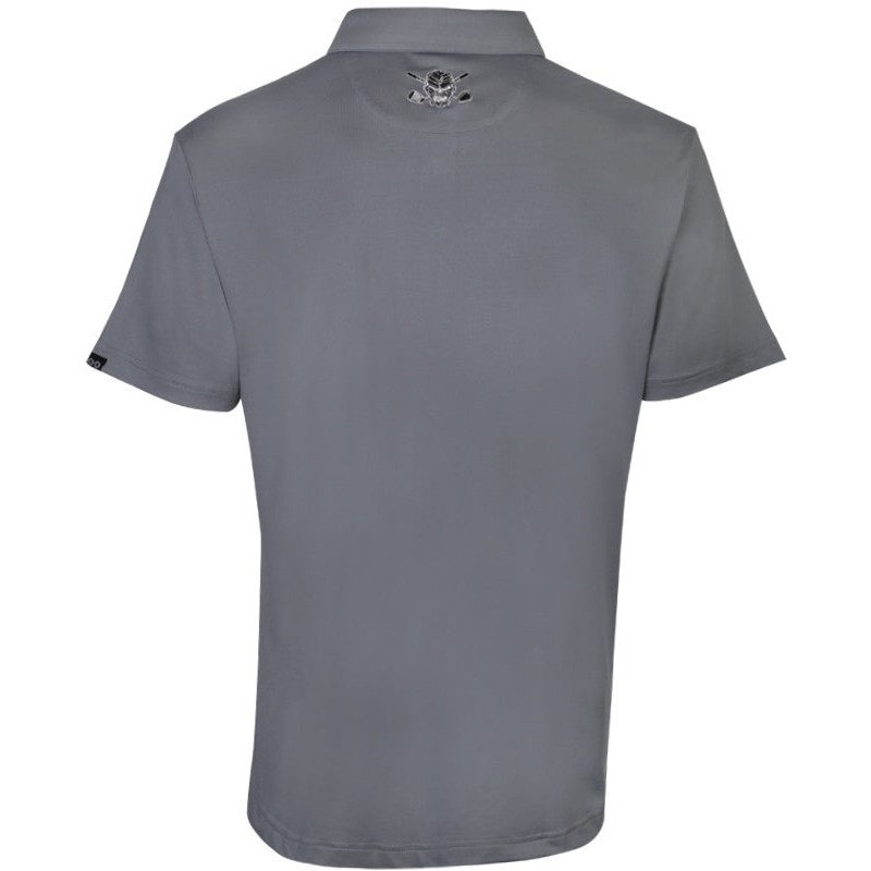 Tattoo Clubhouse Cool Stretch Golf Shirt | Charcoal