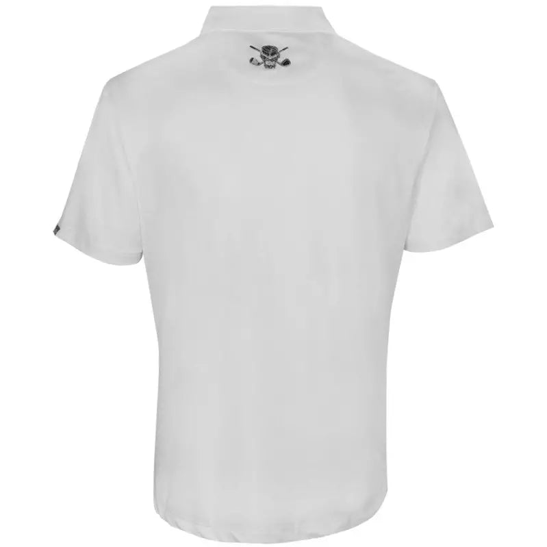 Tattoo Clubhouse Cool Stretch Golf Shirt | White