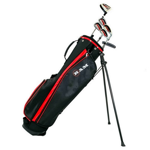 Ram SGS Mens Golf Clubs Starter Set with Stand Bag | Steel Shafts