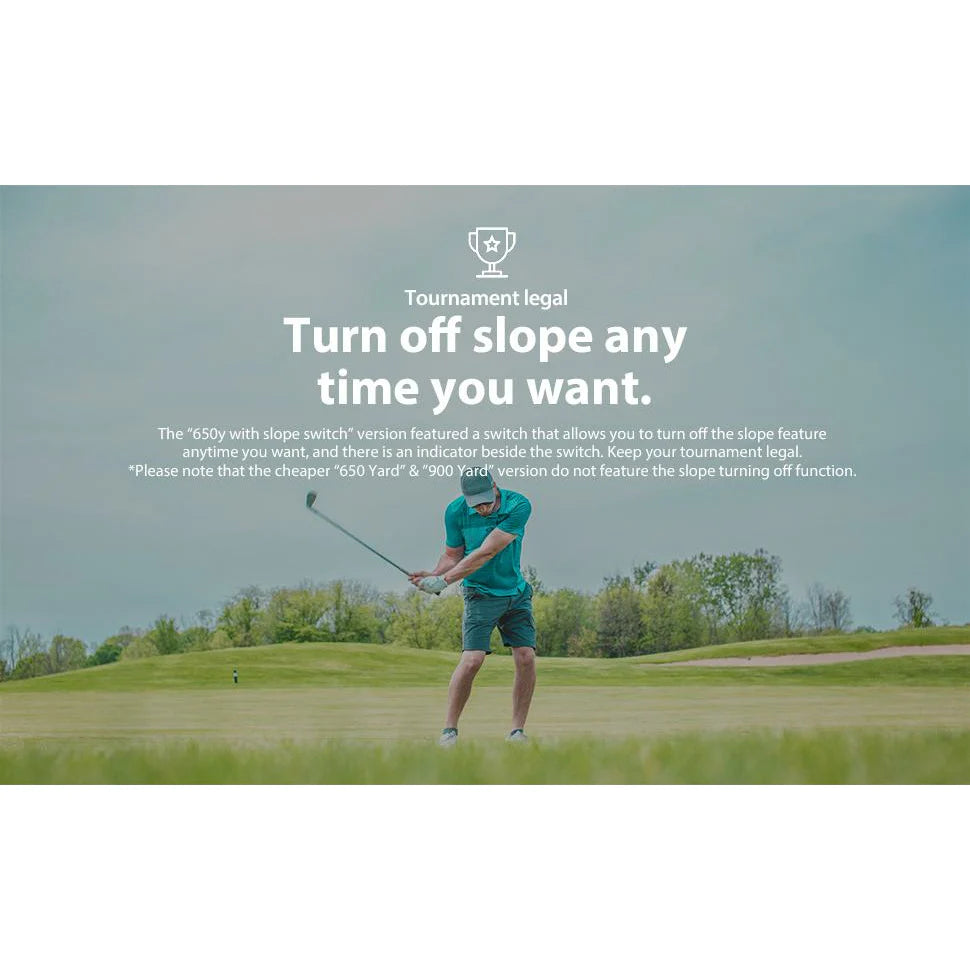 Golf Laser Rangefinder | Gogogo GS03 Black 650/900Y