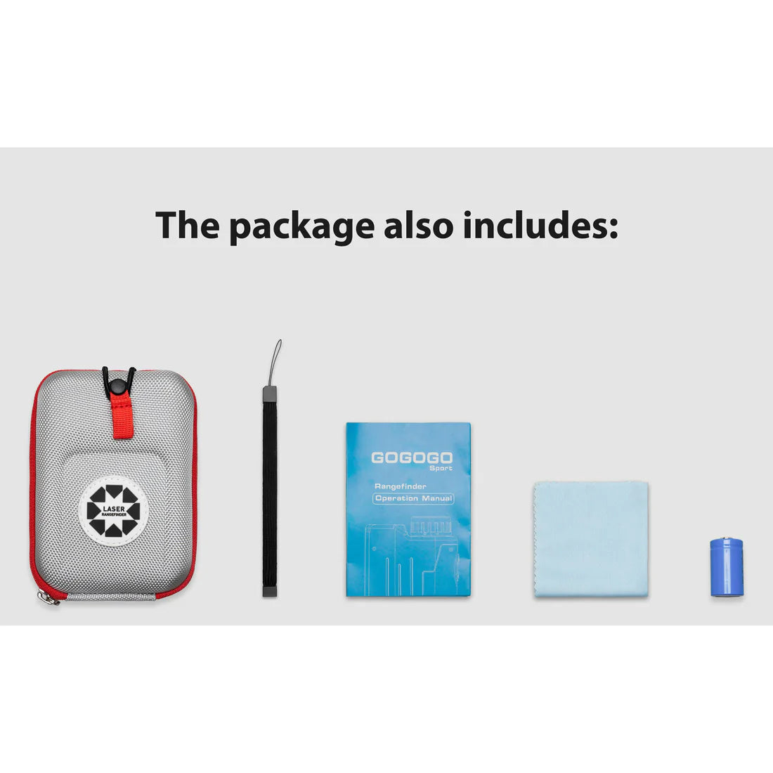 Golf Laser Rangefinder | Gogogo GS03 Black 650/900Y