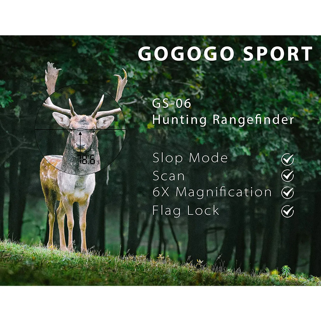 Gogogo Sport Vpro GS06CA 650Y/1200Y | Camo Rangefinder 6X