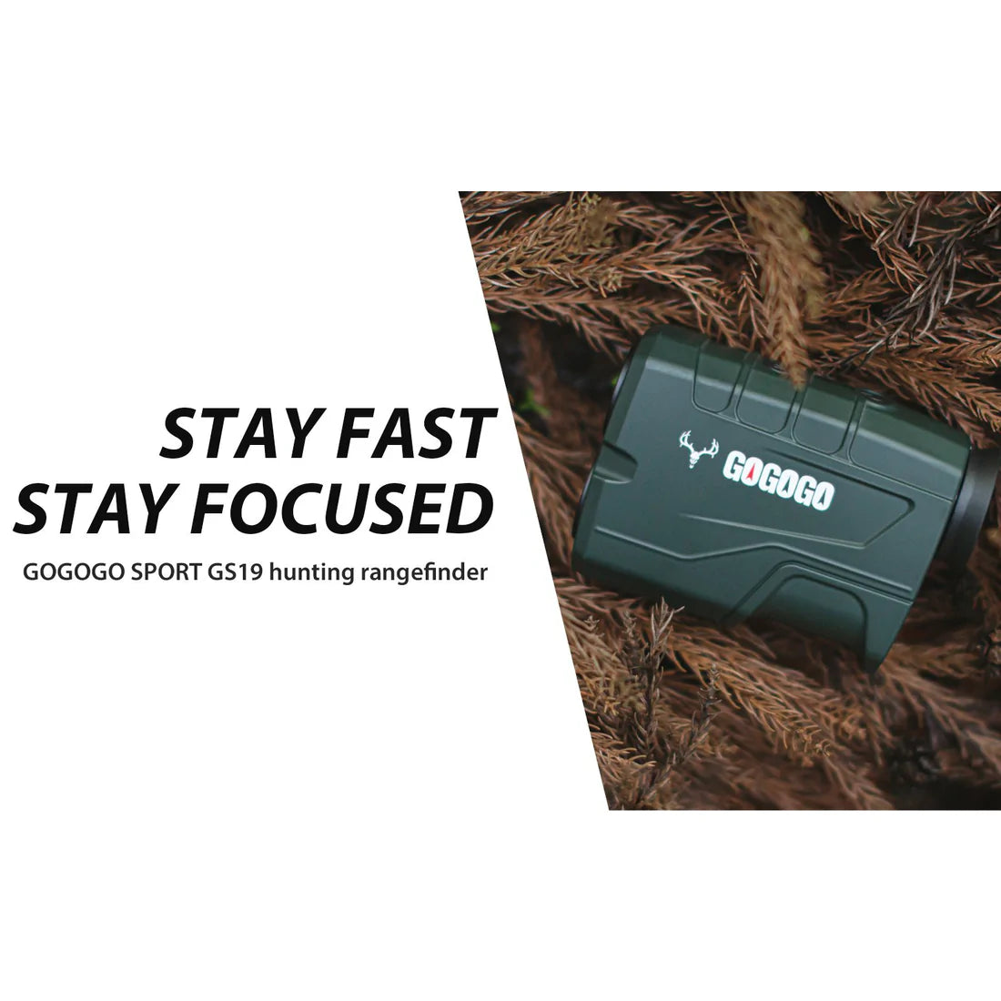 Gogogo Rangefinder GS19 Dark Green 1200Y USB Cable | 6X Laser Range Finder