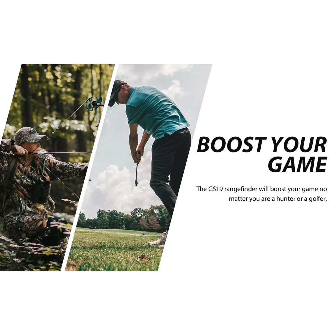 Gogogo Rangefinder GS19 Dark Green 1200Y USB Cable | 6X Laser Range Finder