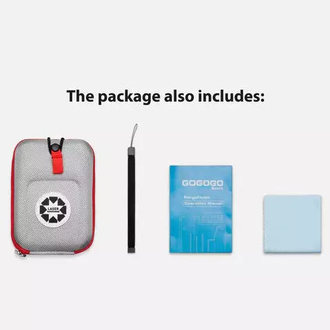 Laser Rangefinder for Golf Gogogo Slope Scan | GS24 White 650Y