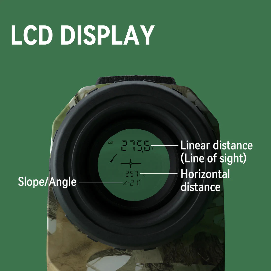 Gogogo Sport Vpro GS60 Rangefinder Red Display | Distance Calculator