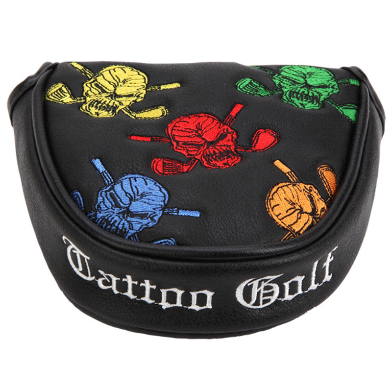 Lucky 13 Putter Cover -Two Ball / Mallet Style Black/Multicolor