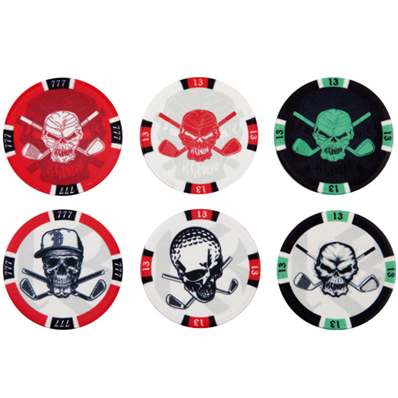 Poker Casino Chips Ball Markers | Tattoo Golf