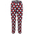 ProCool Monster Argyle Skull Performance Golf Pants Red/Black/White