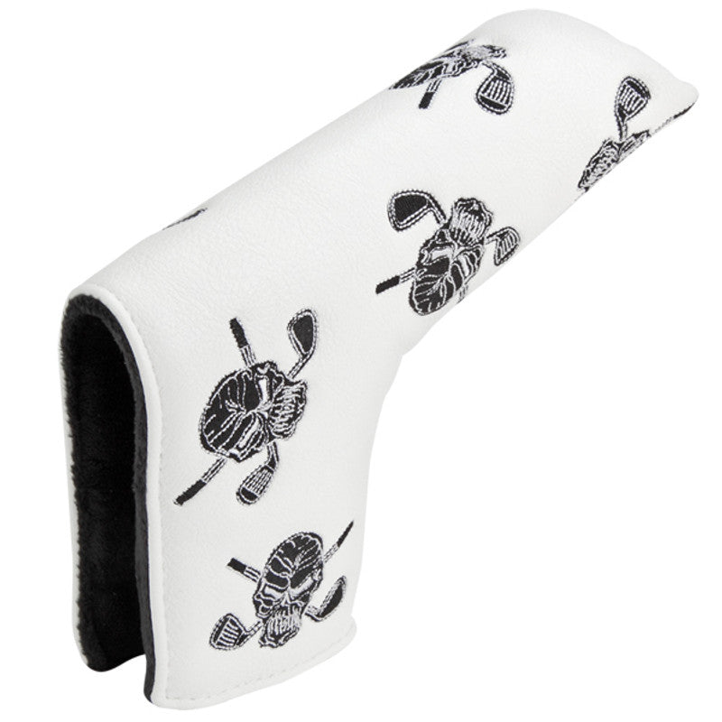 Lucky 13 Putter Cover - Blade Style White/Black