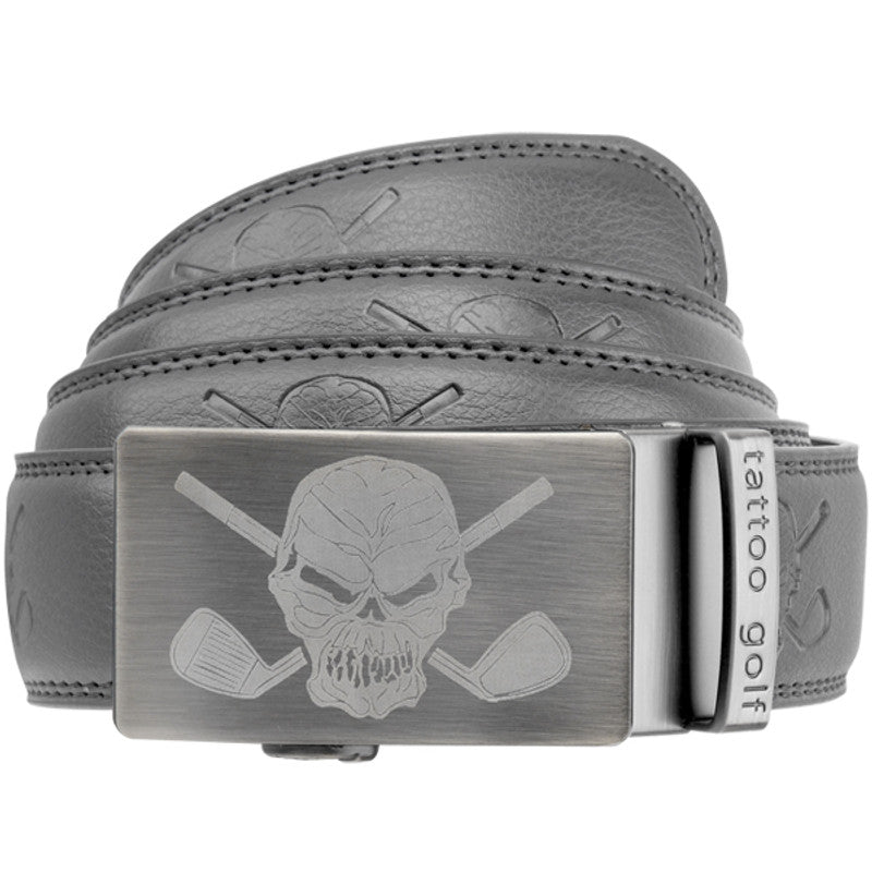 Leather Ratchet Belt - One Size Fits Most | Tattoo Golf