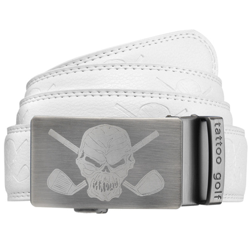 Leather Ratchet Belt - One Size Fits Most | Tattoo Golf