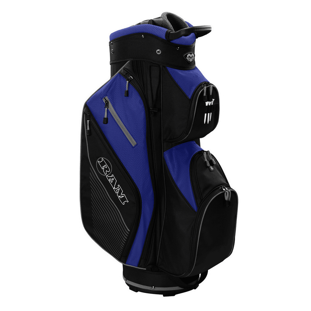Ram Golf Lightweight Cart Bag with 14 Way, Full-Length Dividers | 4 Colors