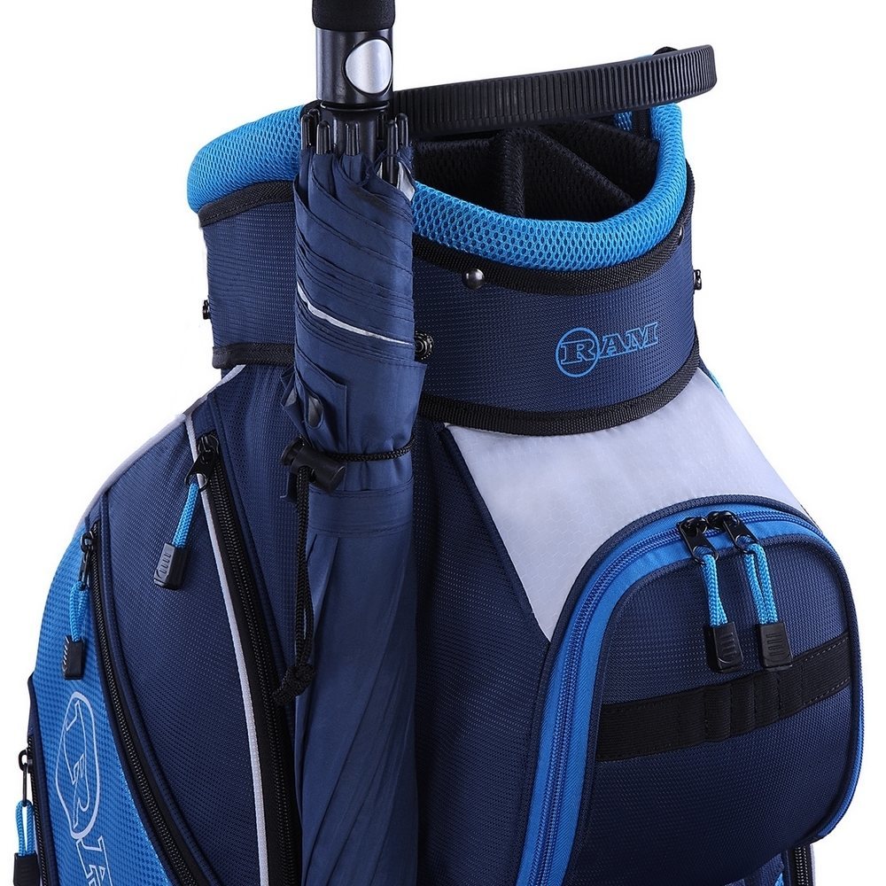 Ram Golf Lightweight Ladies Cart Bag 14 Way Dividers Top | 4 Colorways