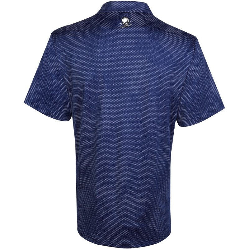 Tattoo Rogue Cool Stretch Golf Shirt | Navy Blue