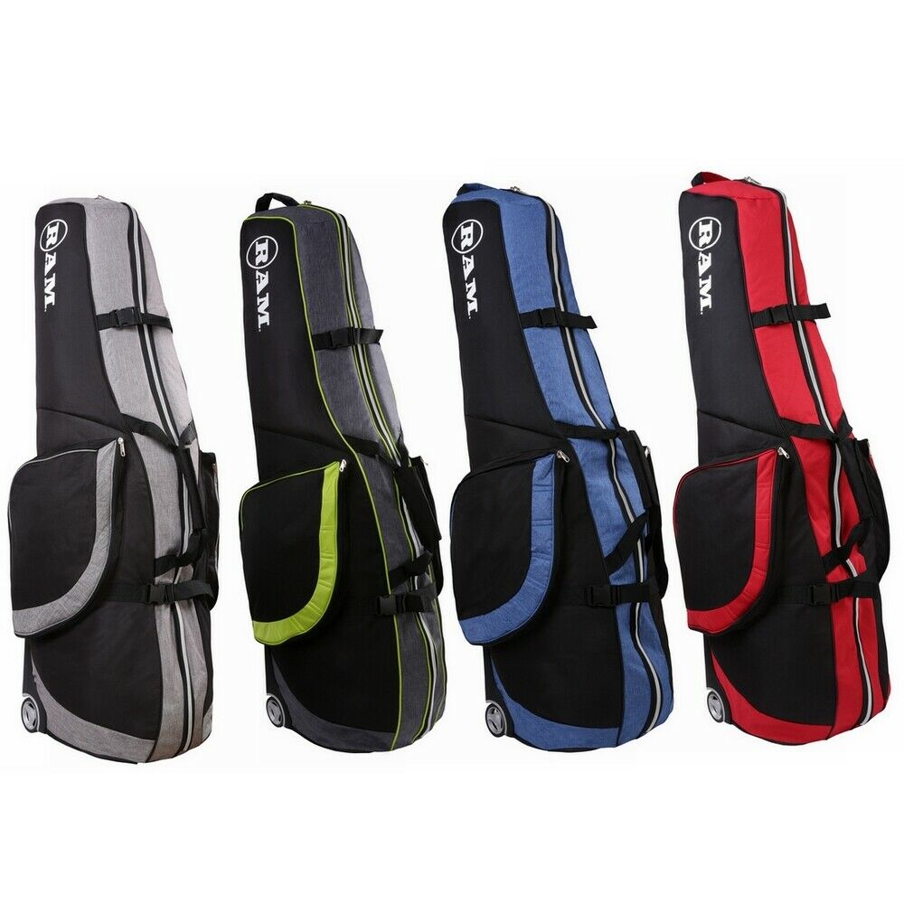 Ram FX Golf Deluxe Padded Travel Wheeled Flight Bag | 4 Colors