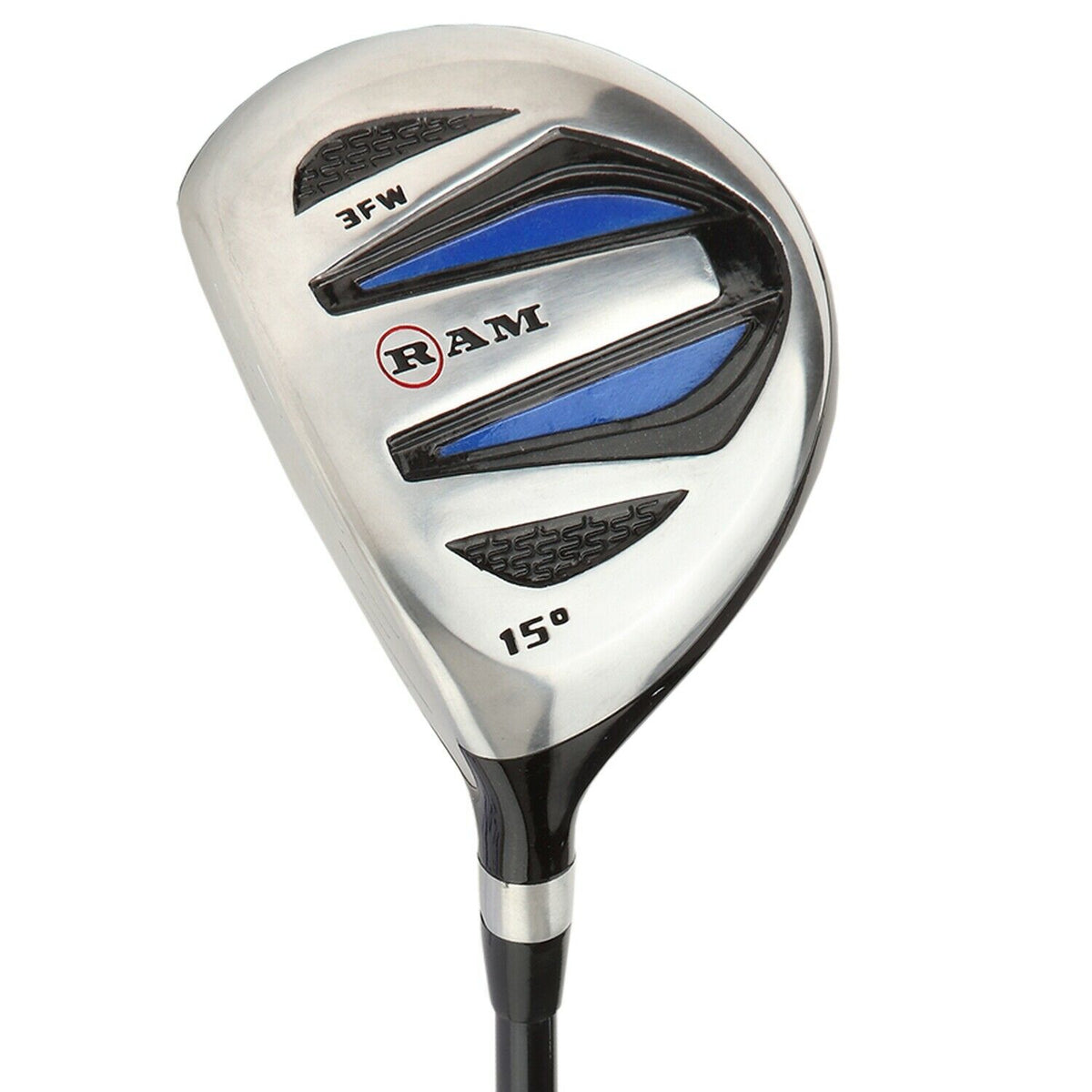 Ram Golf EZ3 Mens Graphite Wood Set Driver, 3 &amp; 5 Woods | Left Handed