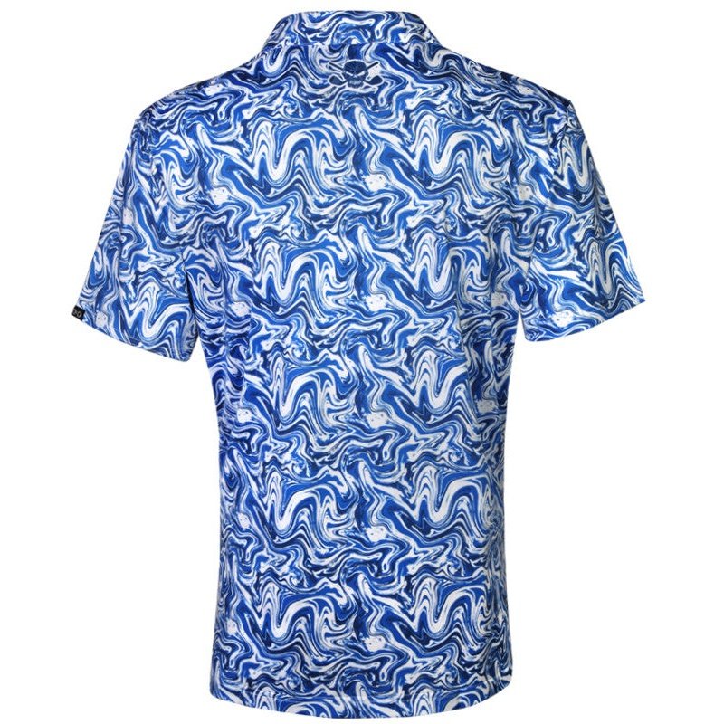 Tattoo Stryker Cool Stretch Golf Shirt | Blue